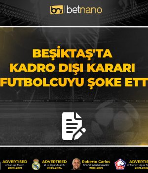 Beşiktaş'ta Kadro Dışı Kararı 5 Futbolcuyu Şoke Etti!