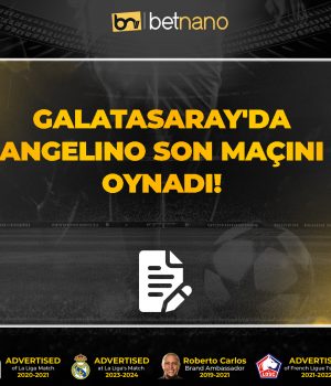Galatasaray'da Angelino Son Maçını Oynadı